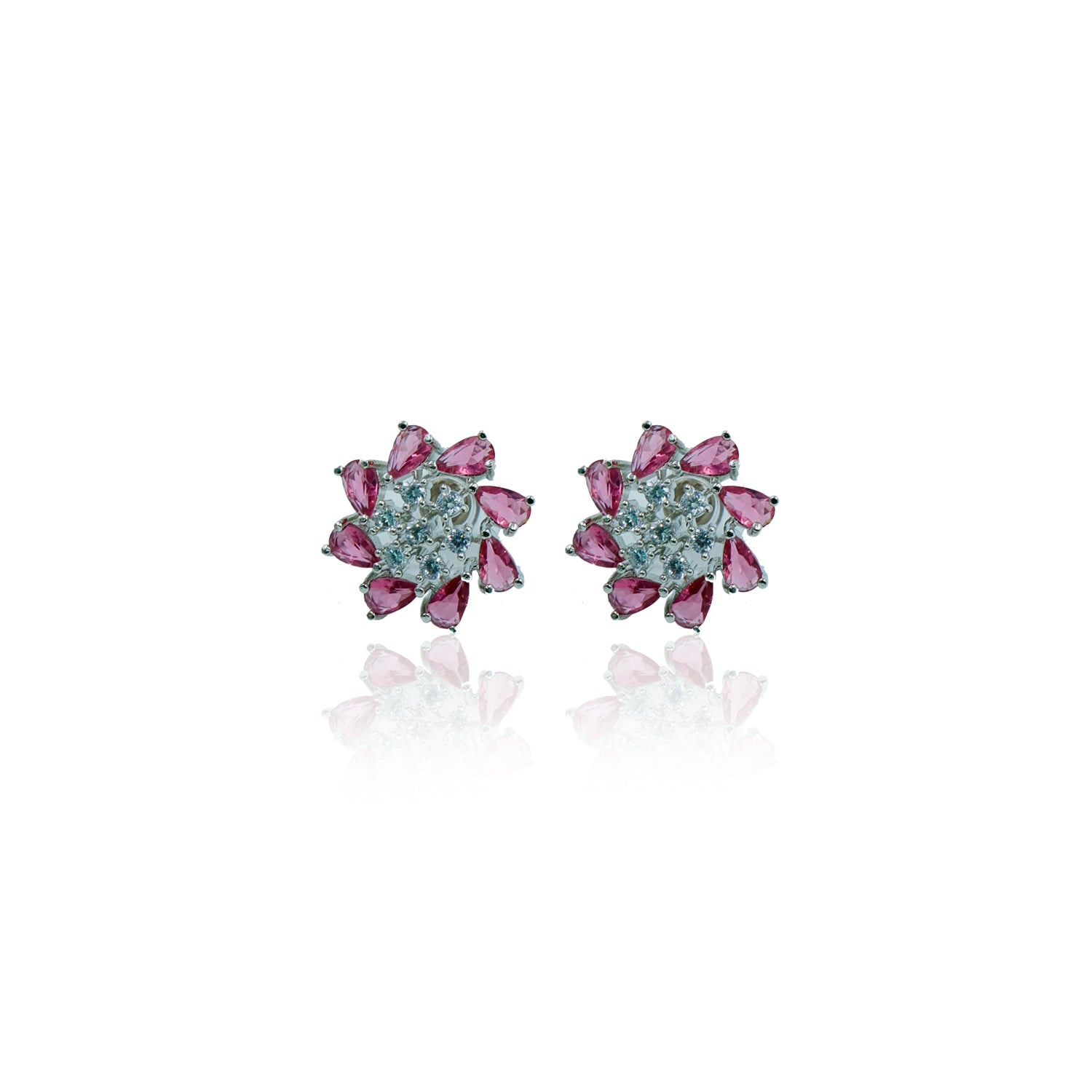 Soft Blue Petal Earrings