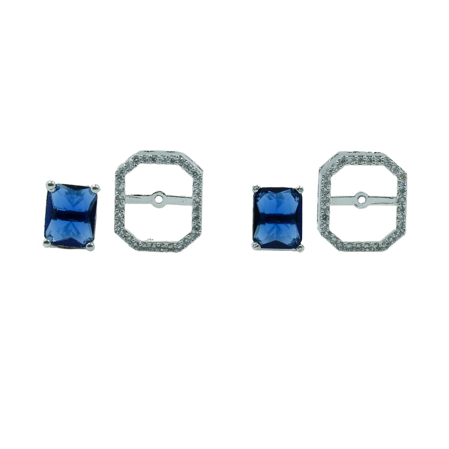 Prism Jewel Earrings - 4 earrings in one set