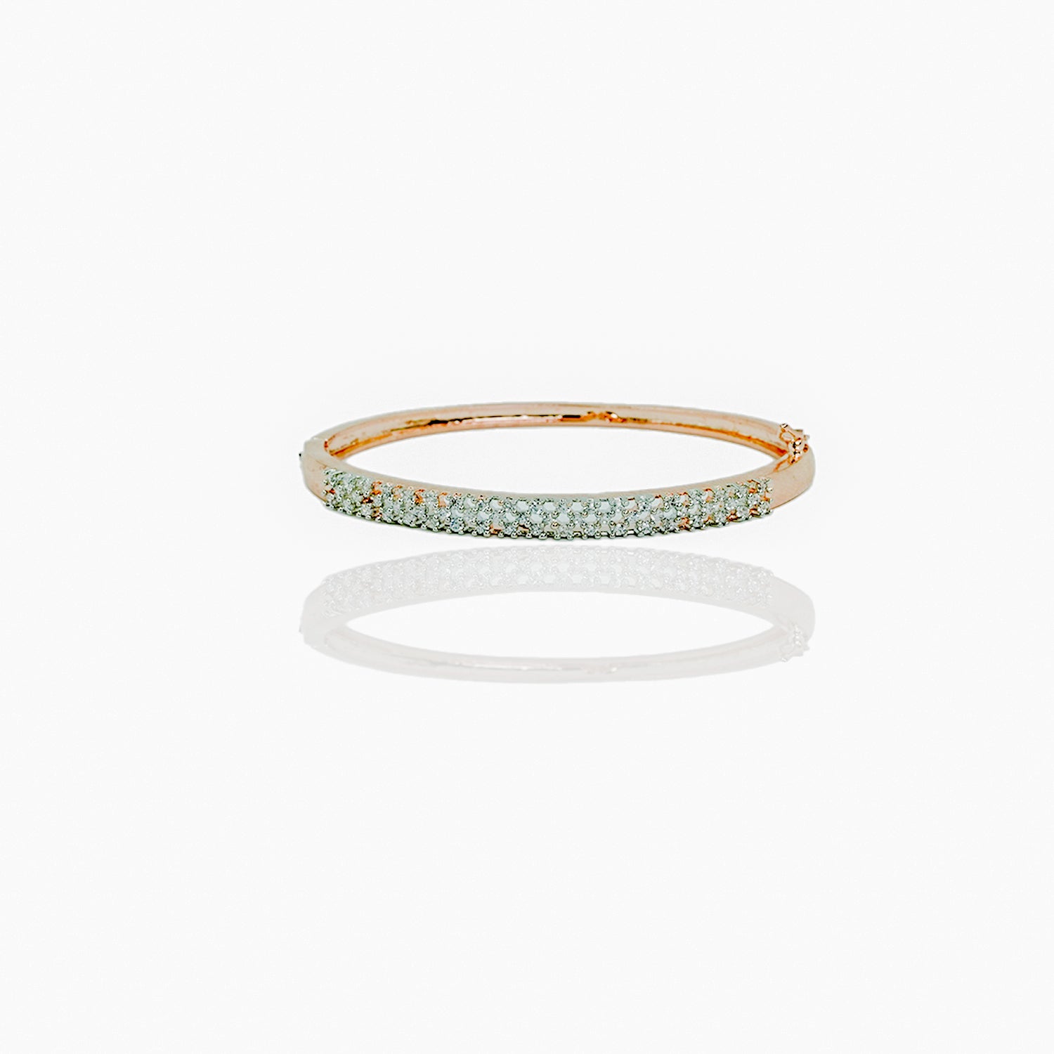 Dazzling Rose Gold Statement Cuff