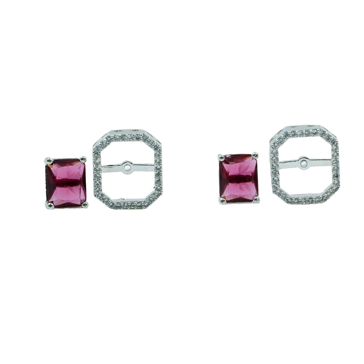 Prism Jewel Earrings - 4 earrings in one set