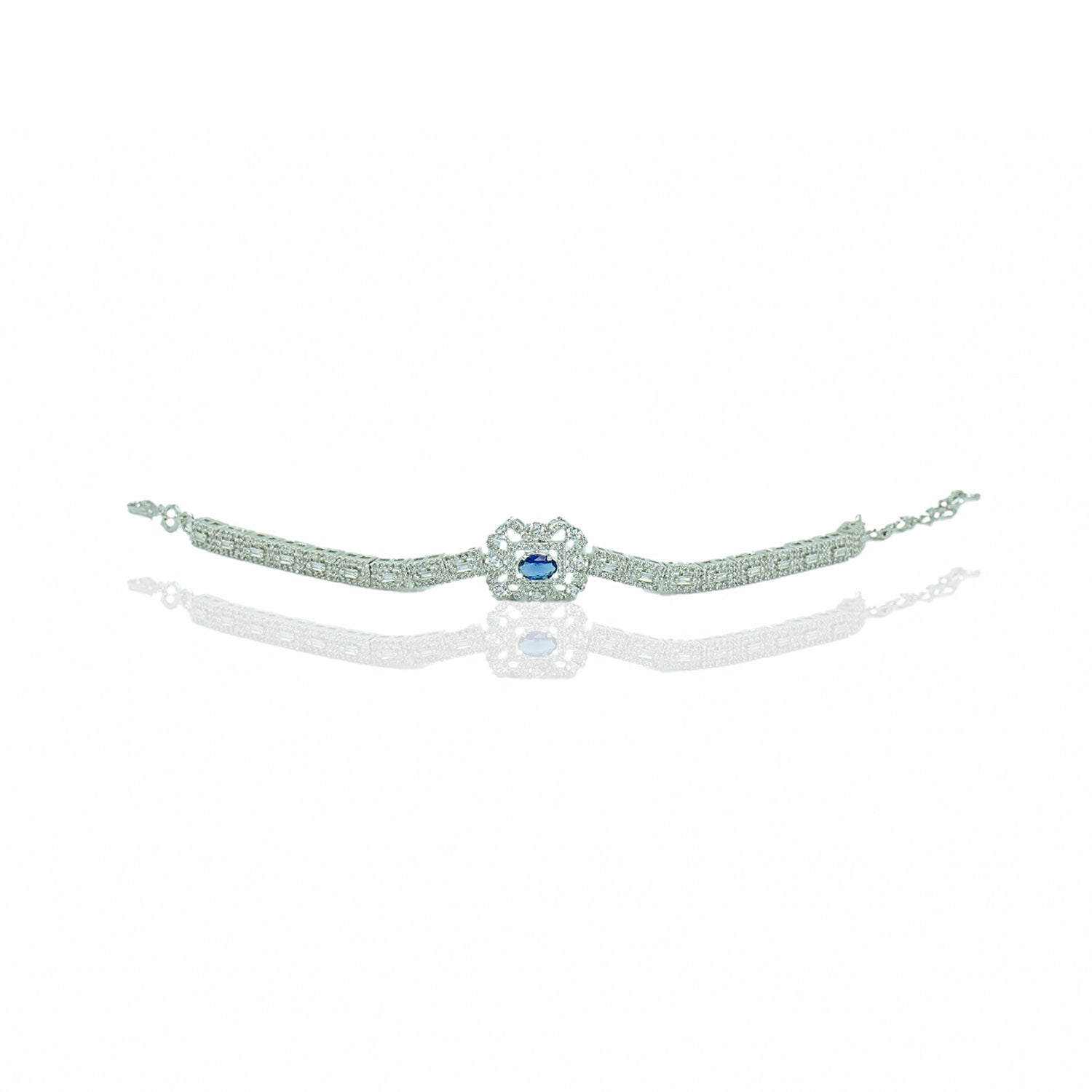 Blue Sapphire Verdant Sparkle Bracelet
