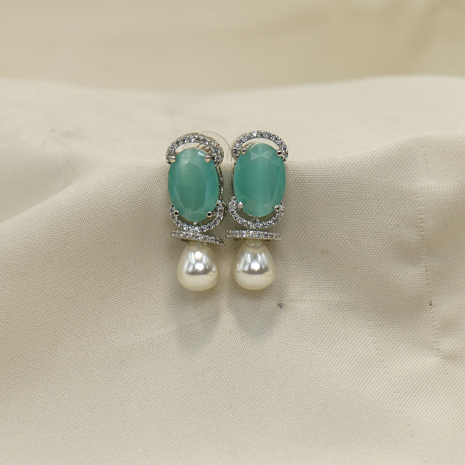 Emerald Elegance Drop Earrings