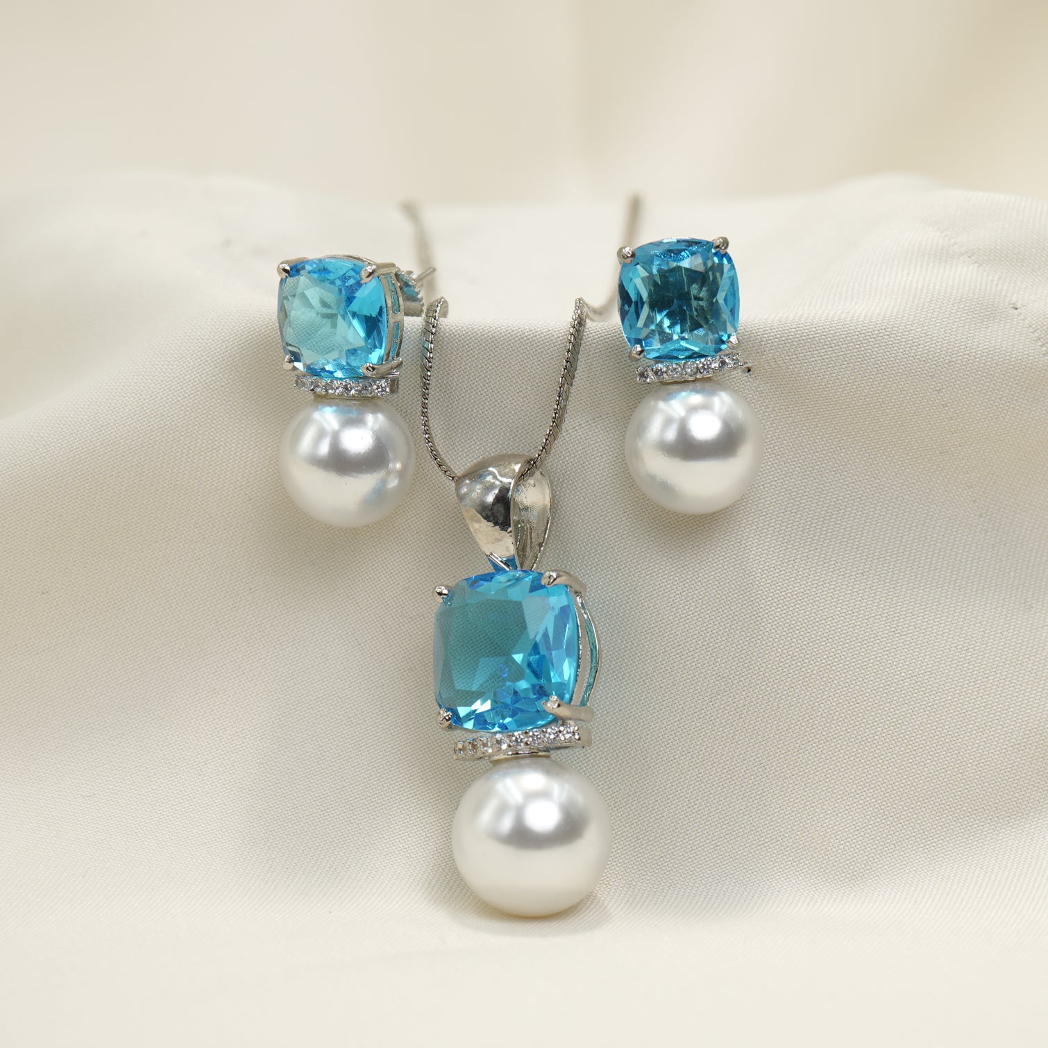 Oceanic Pearl Jewelry Set