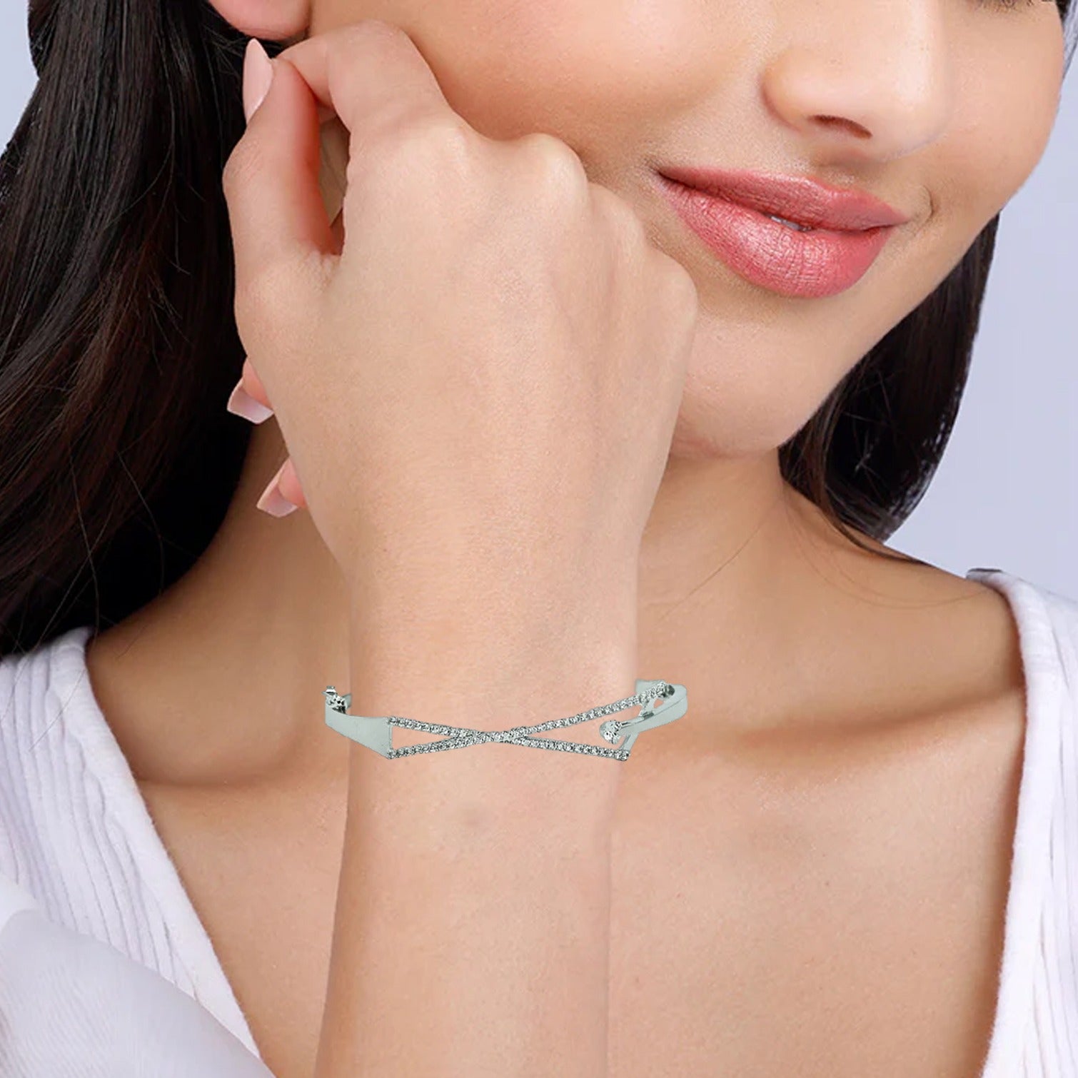 Silver Celestial Twist Bracelet