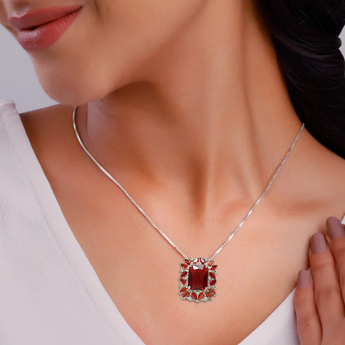 Regal red Gemstone Pendant