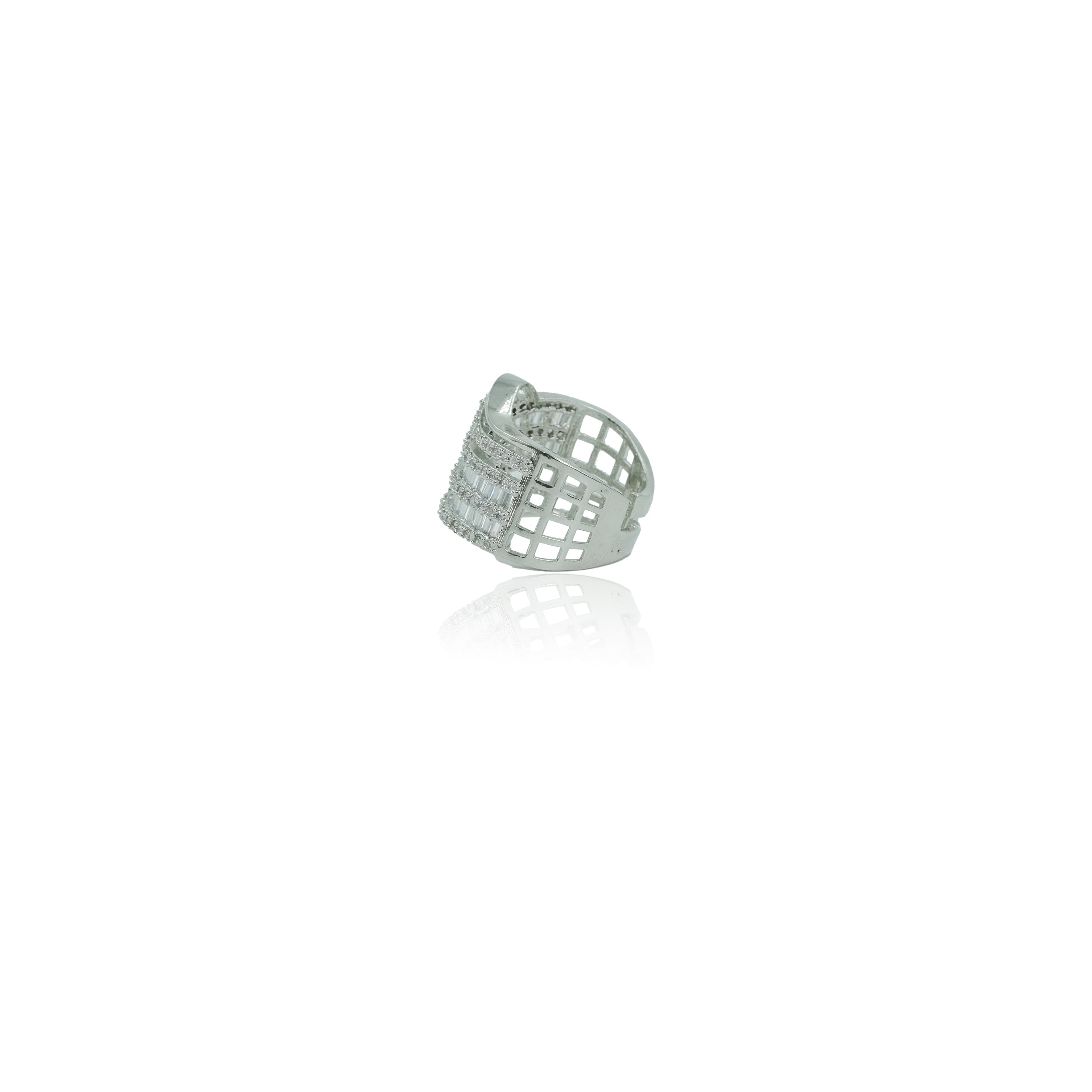 Angelic Feather Sparkling Ring