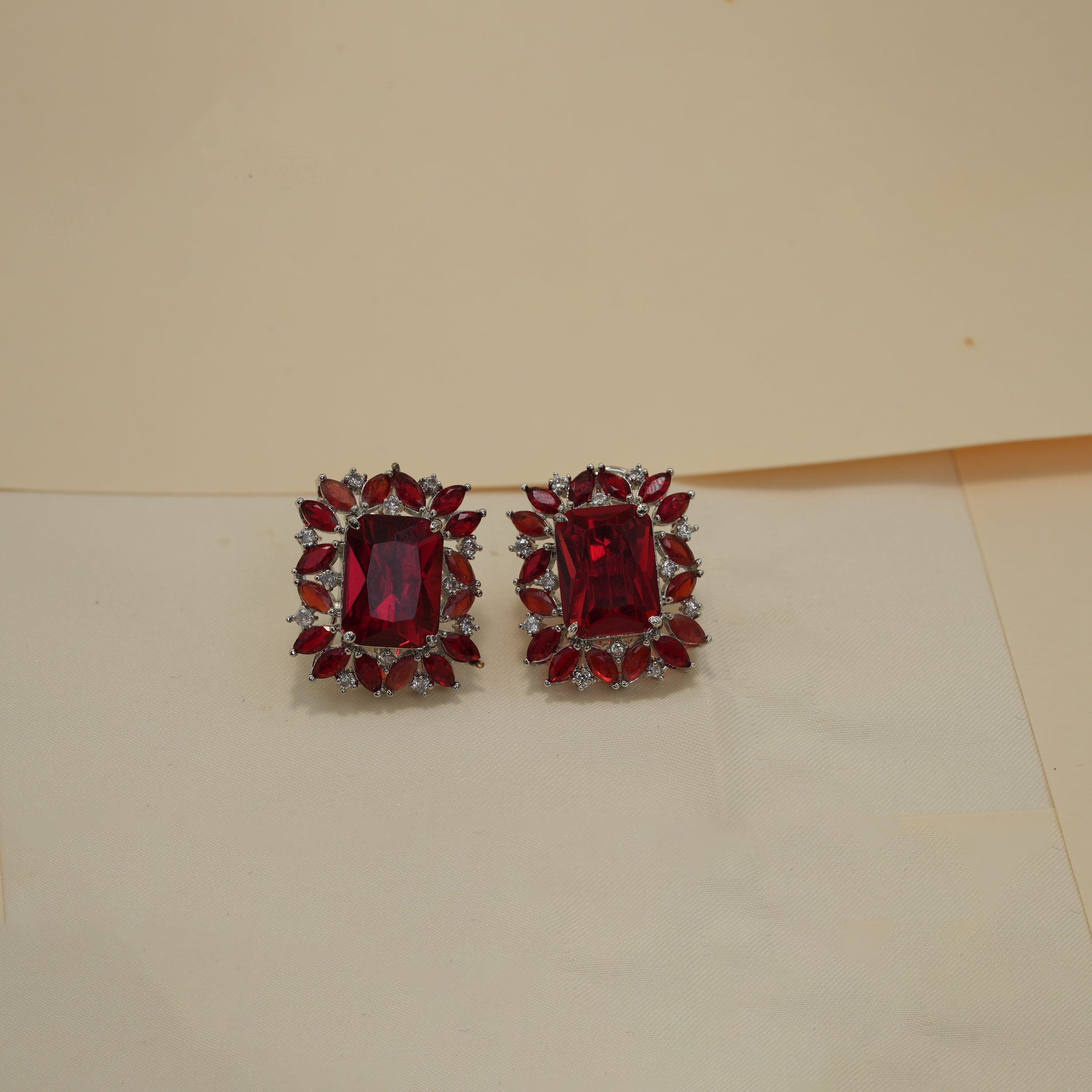 Dazzling Ruby Earrings