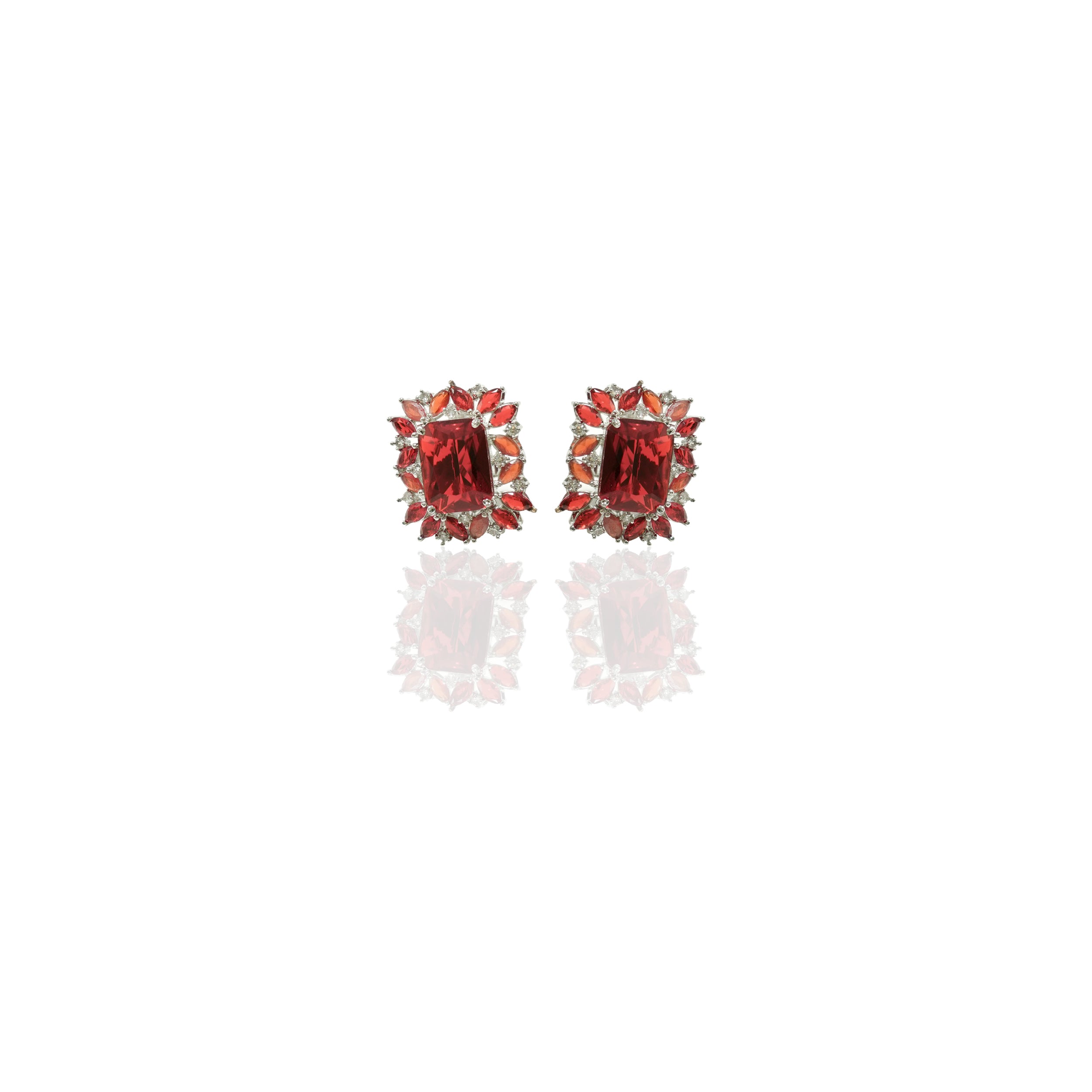 Dazzling Ruby Earrings