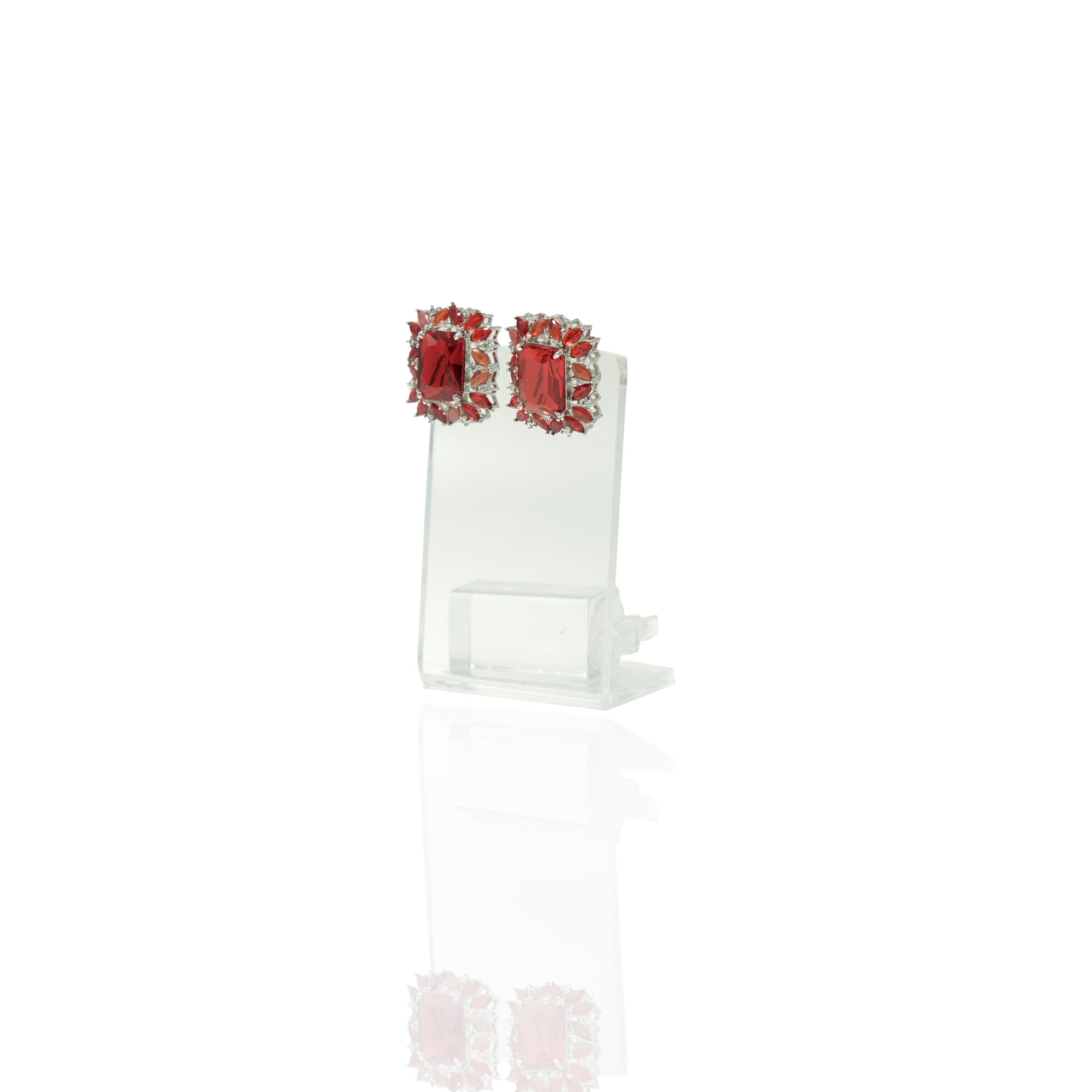 Dazzling Ruby Earrings