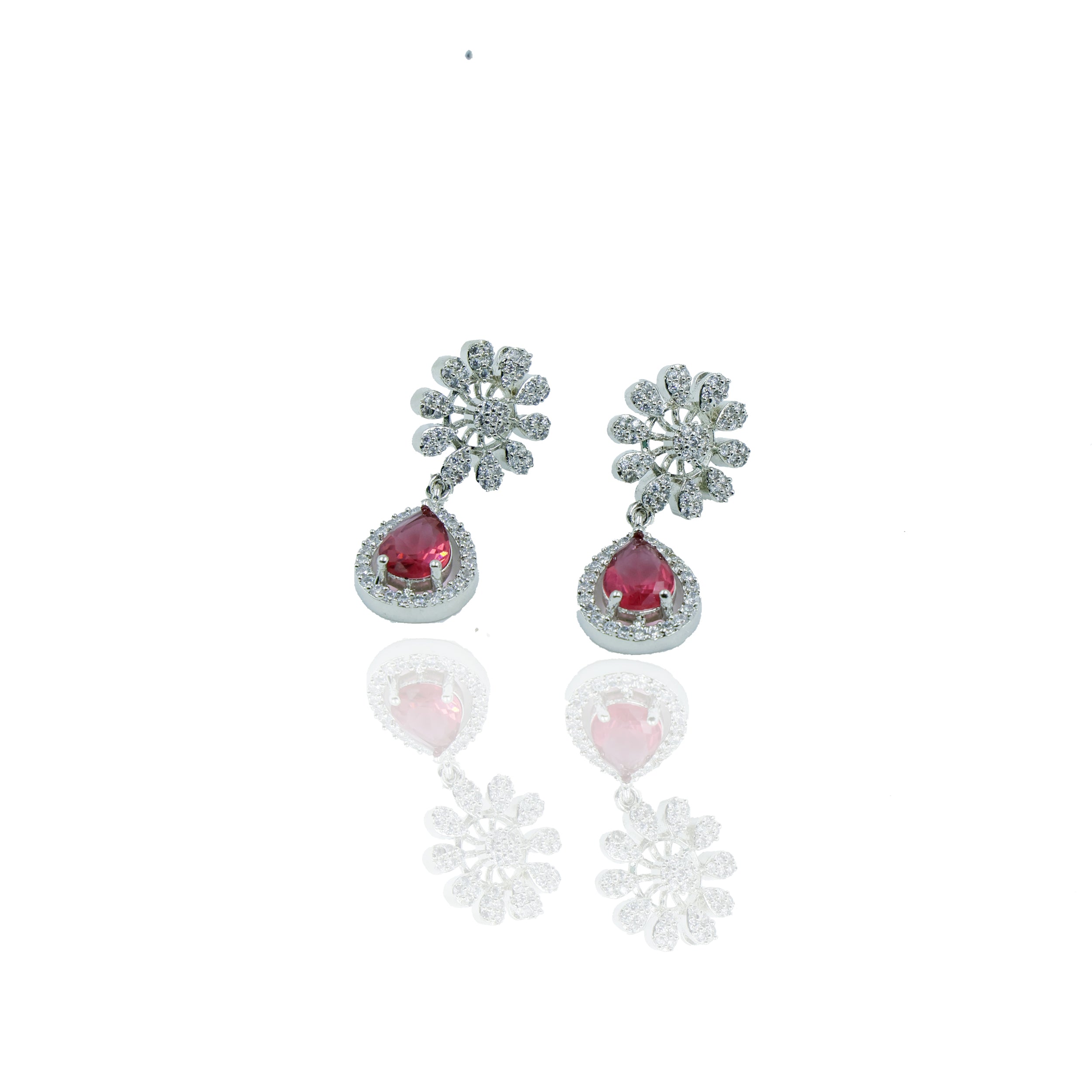 Classic Ruby Drop Earrings