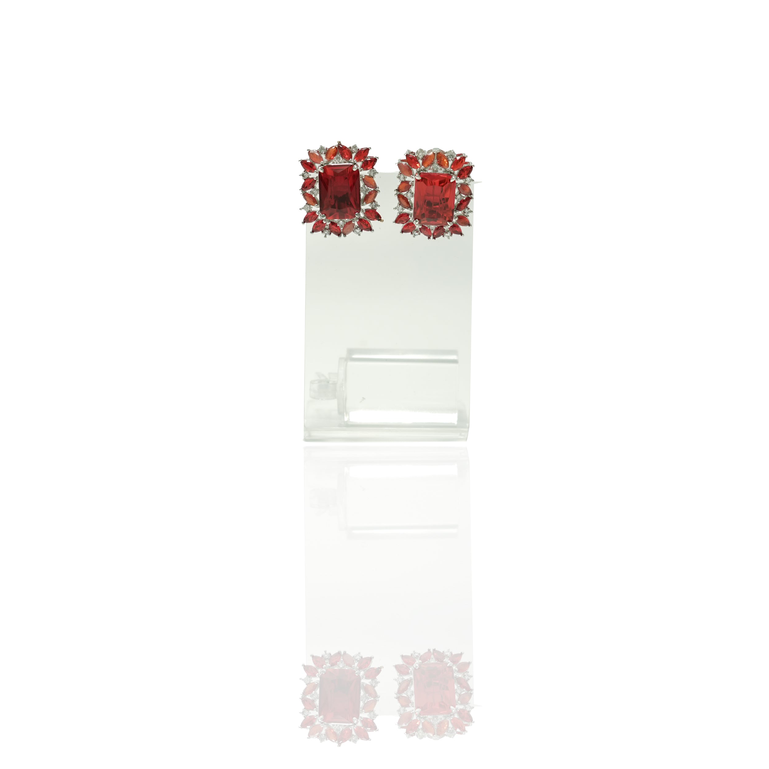 Dazzling Ruby Earrings