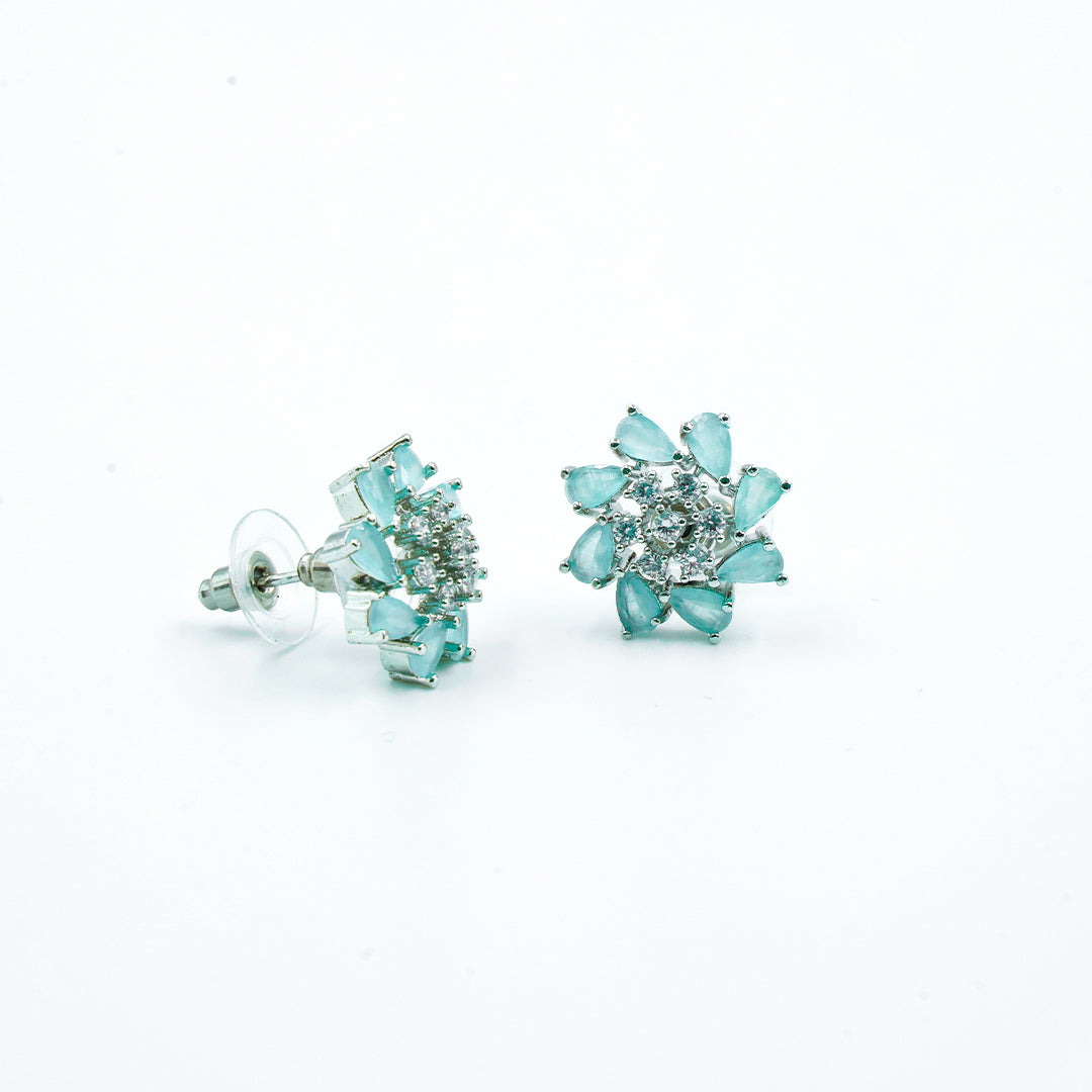 Soft Blue Petal Earrings