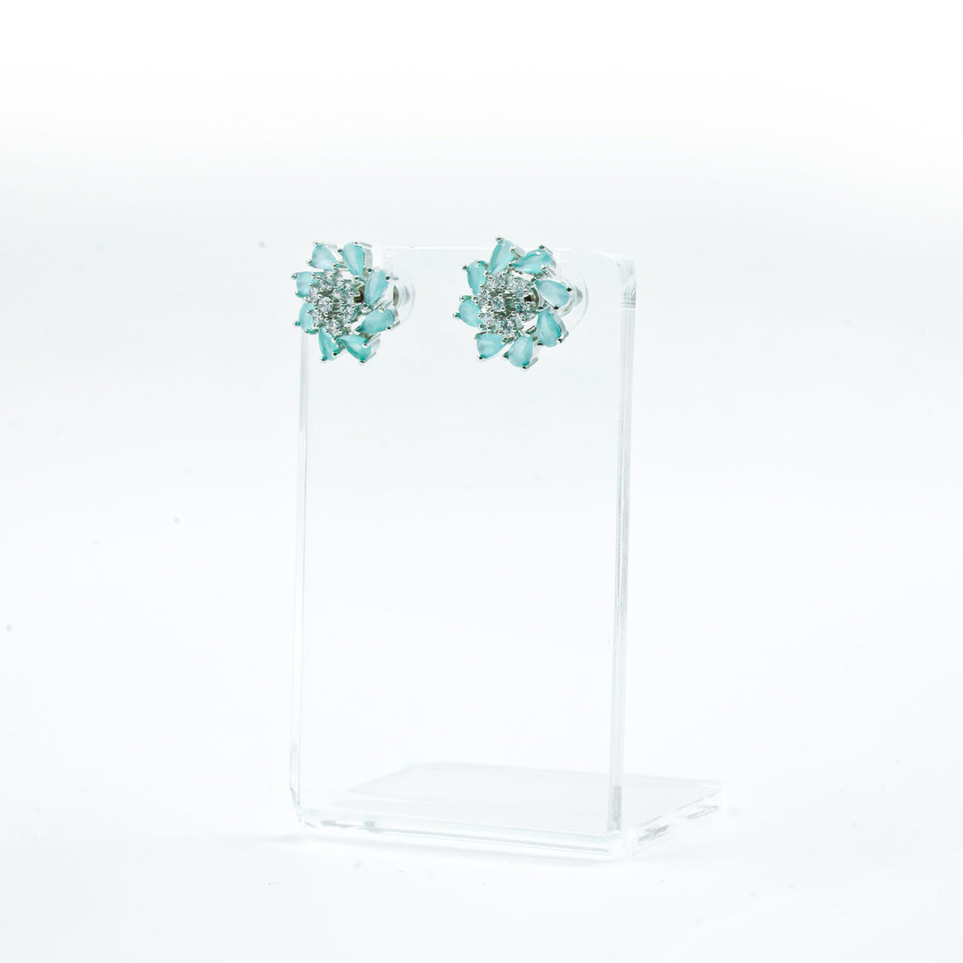 Soft Blue Petal Earrings