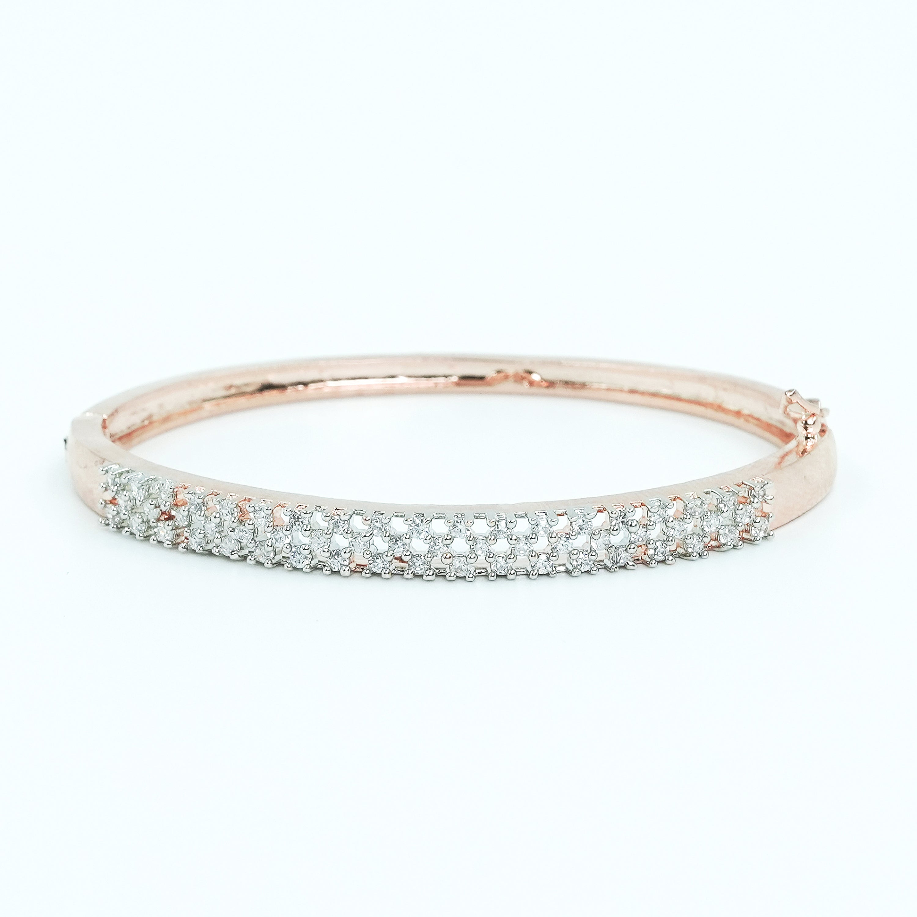 Dazzling Rose Gold Statement Cuff