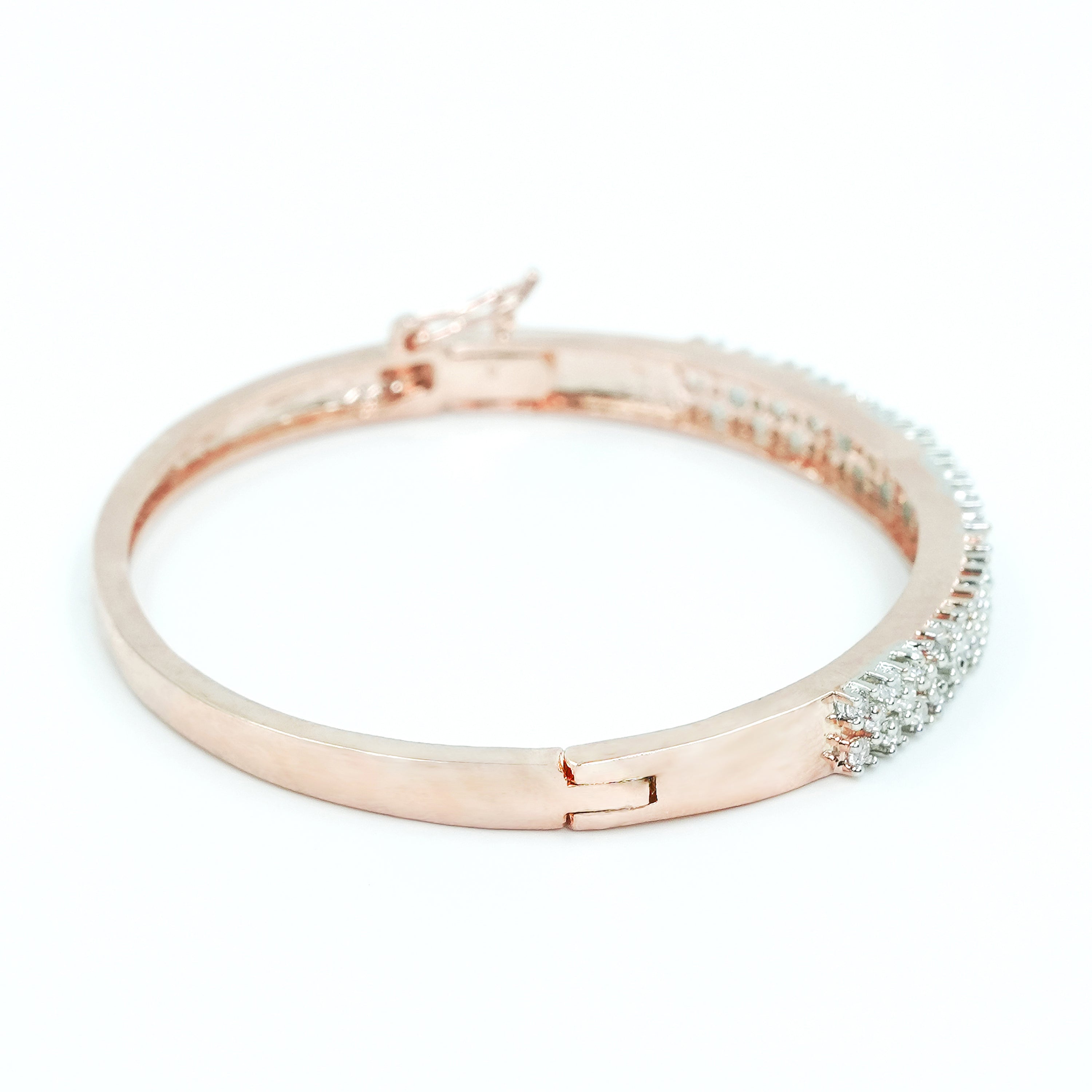 Dazzling Rose Gold Statement Cuff