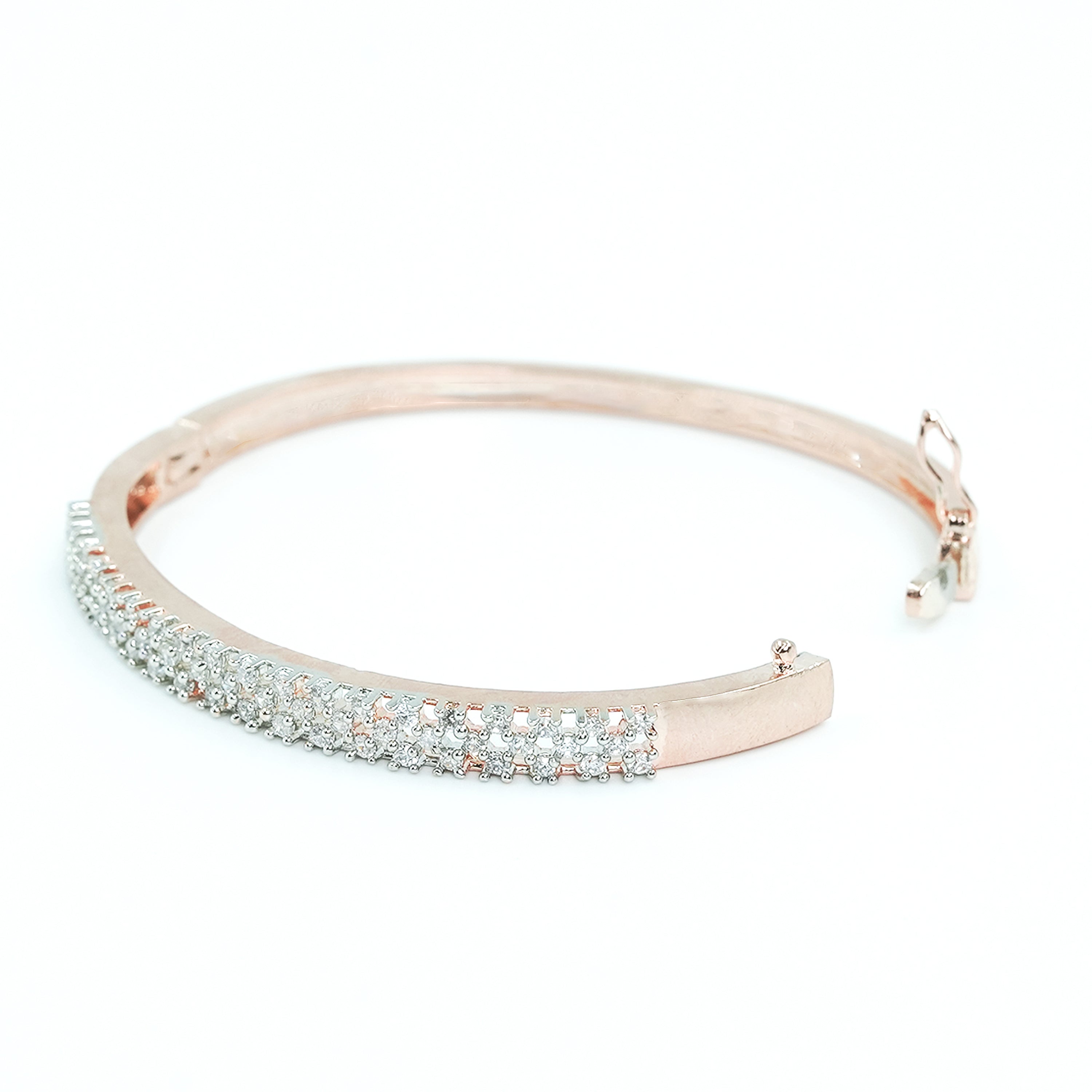 Dazzling Rose Gold Statement Cuff