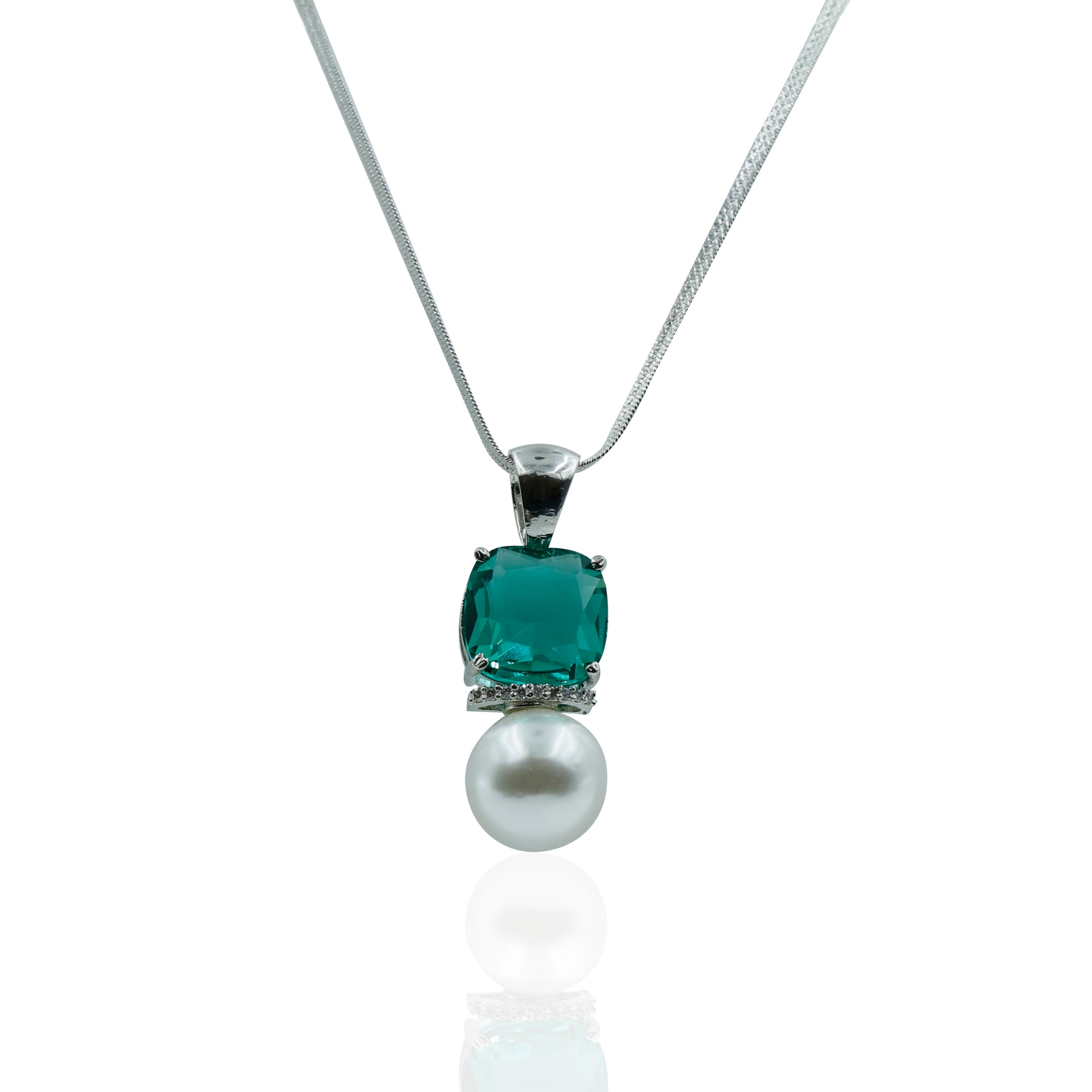 Emerald Pearl Pendant