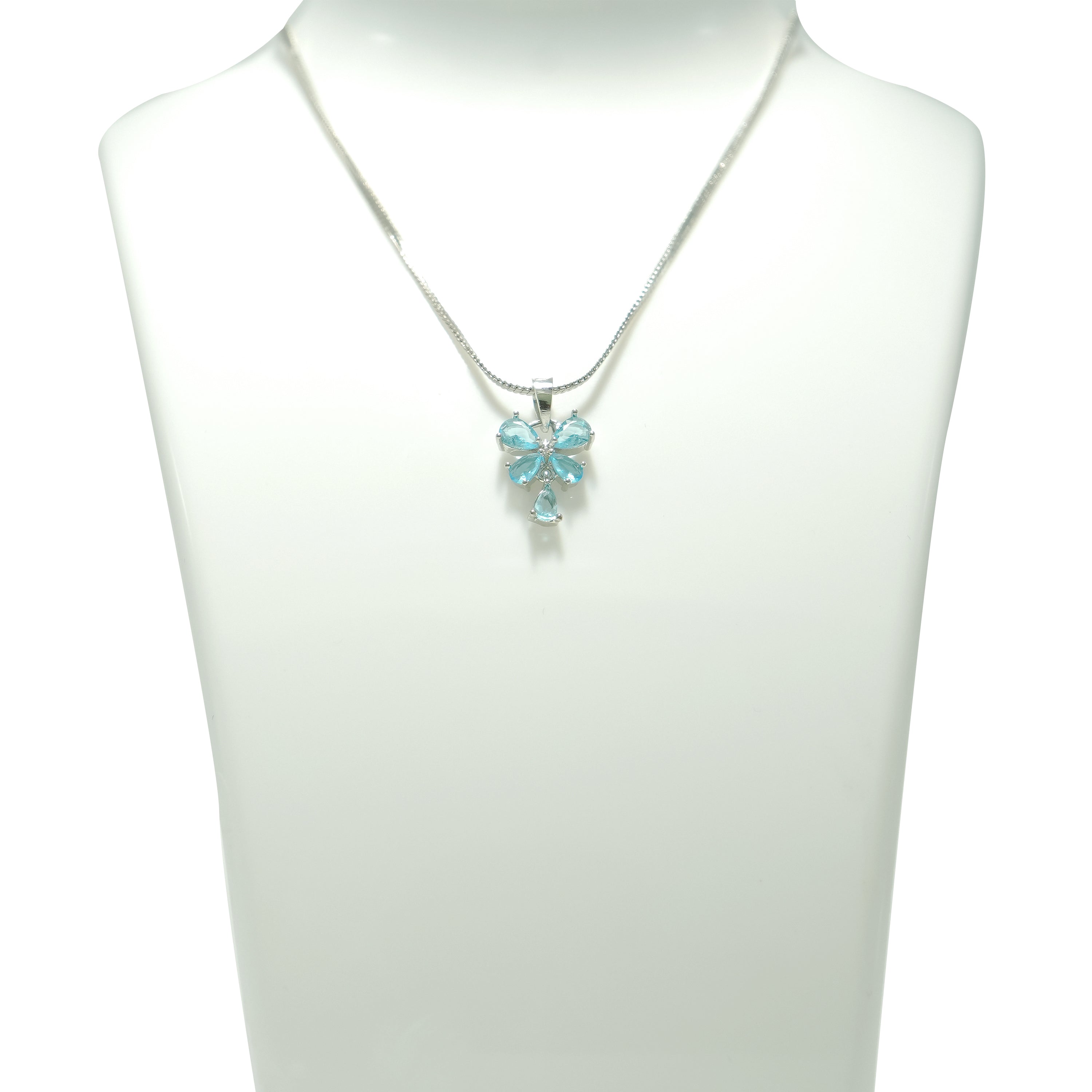 Blue Flower Bloom Pendant